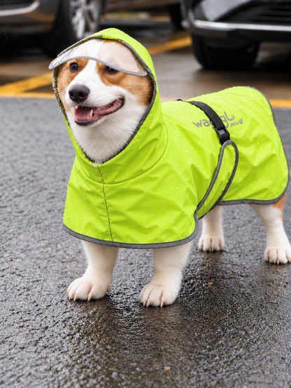WAGGL Pets Cloud Cruise Waterproof Dog Rain Poncho