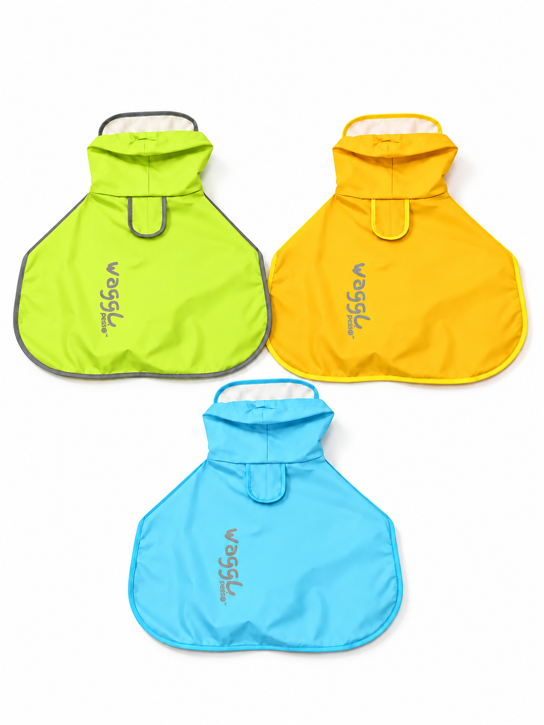 WAGGL Pets Cloud Cruise Waterproof Dog Rain Poncho