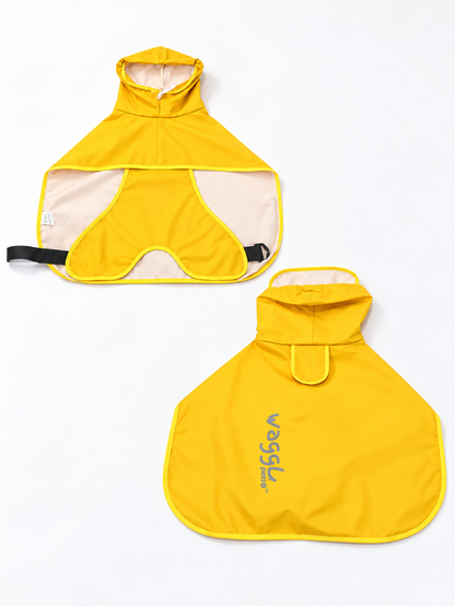 WAGGL Pets Cloud Cruise Waterproof Dog Rain Poncho