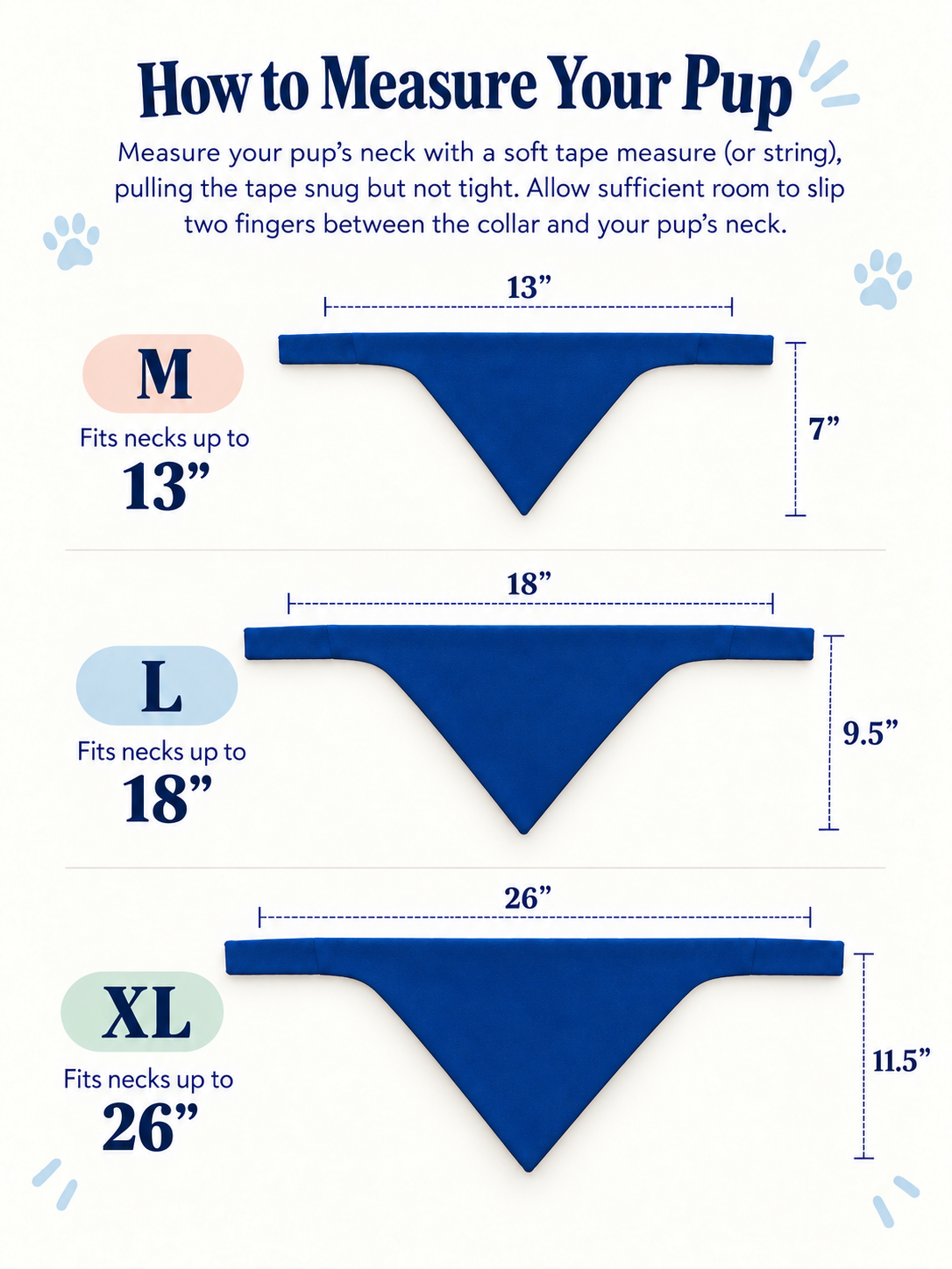 WAGGL Pets Dapper Hound Tie-Strap Dog Bandana