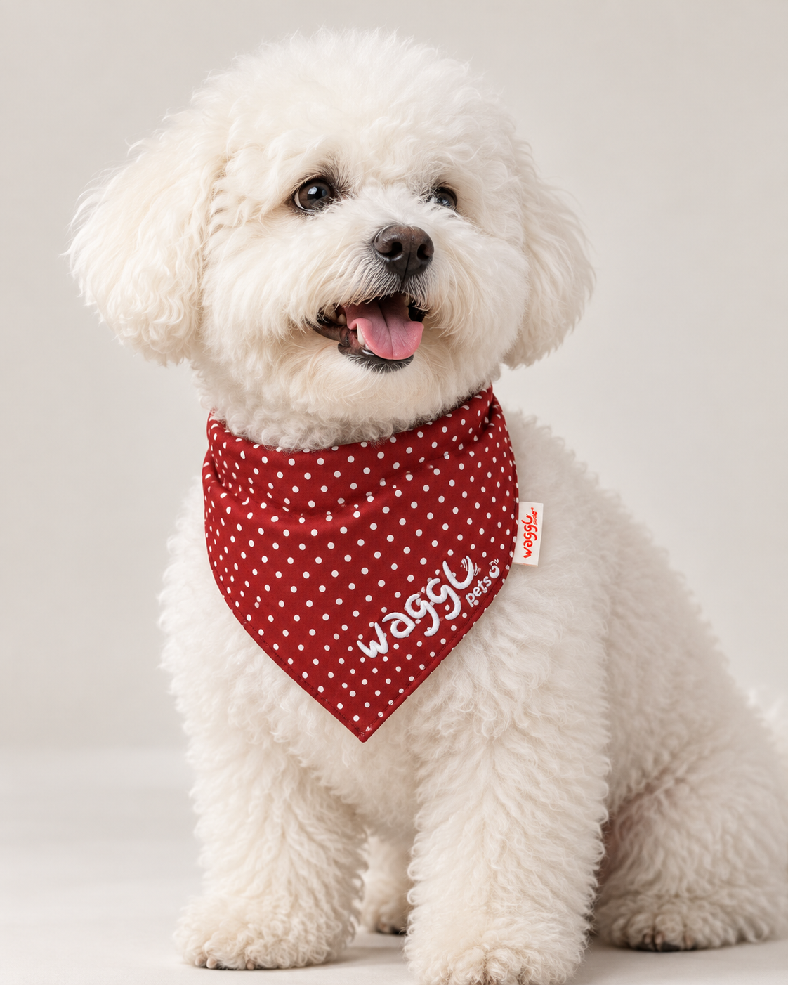 WAGGL Pets Little Dots Polka Dot Dog Bandana