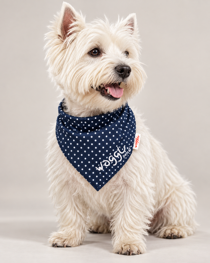 WAGGL Pets Little Dots Polka Dot Dog Bandana