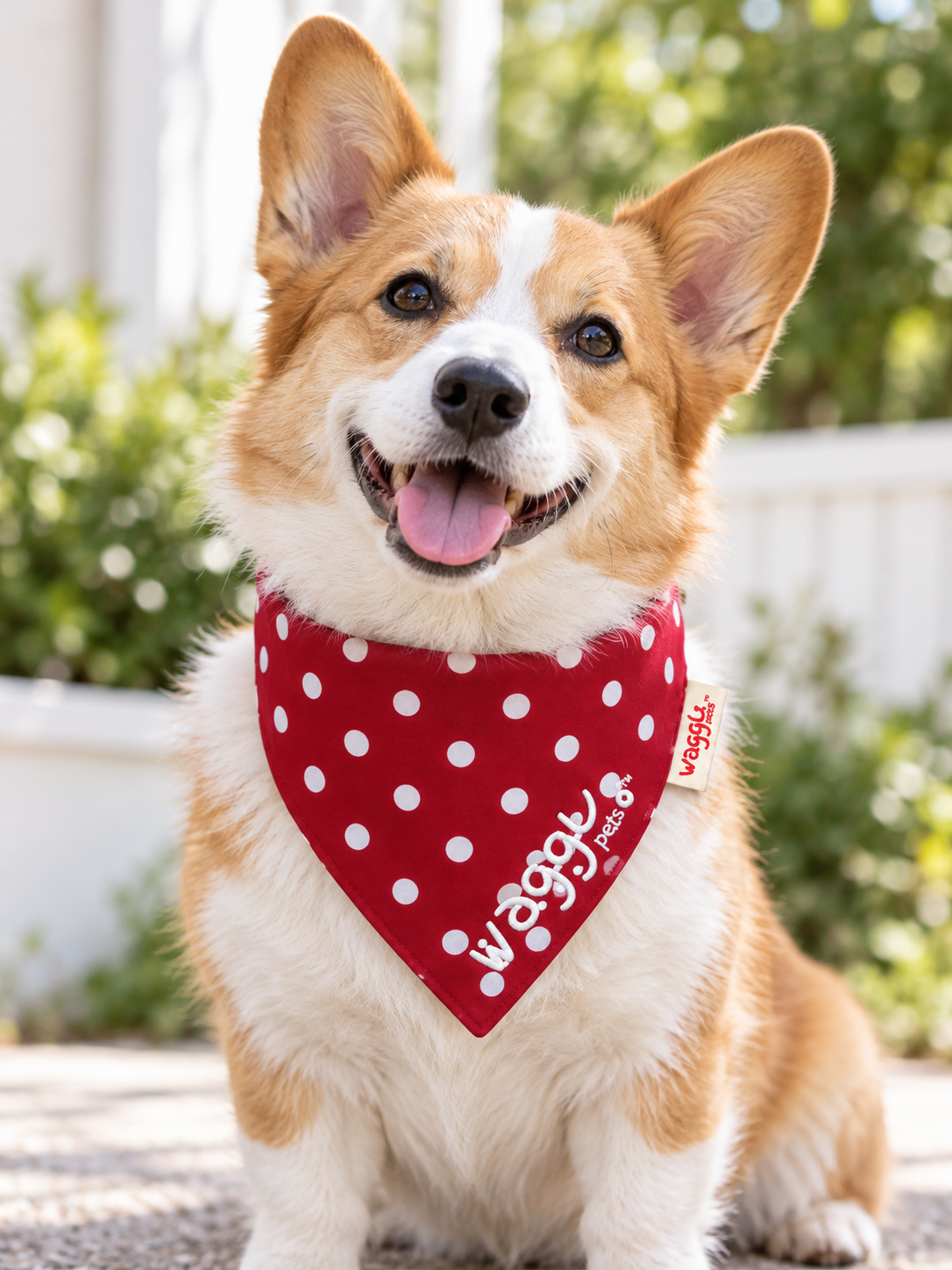 Bandana pour chien à nouer Dot & Dash de WAGGL Pets