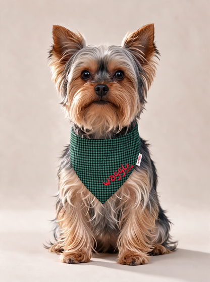 WAGGL Pets Dapper Days Houndstooth Dog Bandana