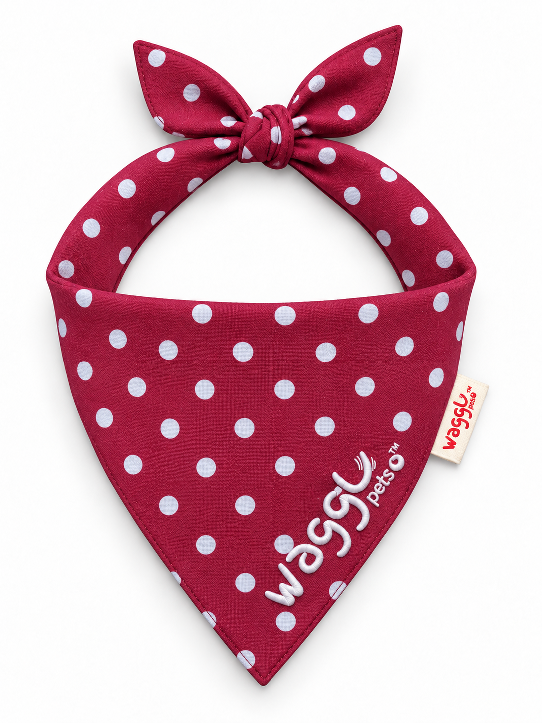 Bandana pour chien à nouer Dot & Dash de WAGGL Pets