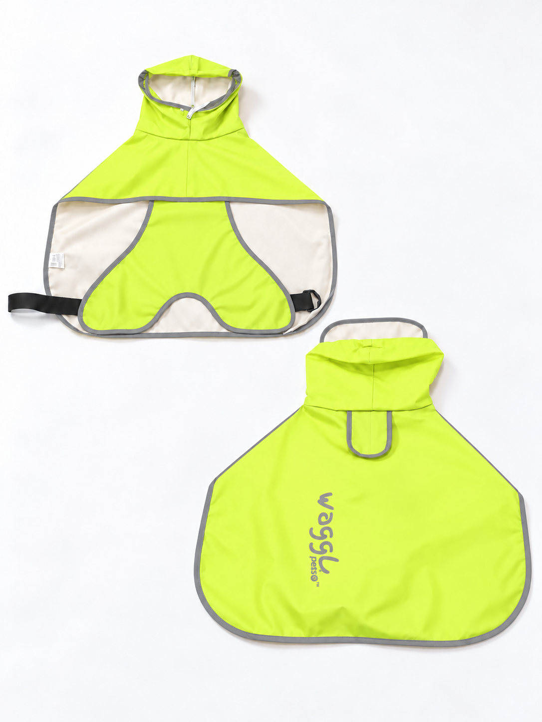 WAGGL Pets Cloud Cruise Waterproof Dog Rain Poncho