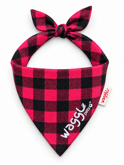 Bandana pour chien à nouer Trail Tails de WAGGL Pets